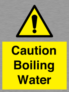 WK5787: Caution Boiling Water