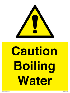 WK5787: Caution Boiling Water