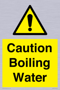 WK5787: Caution Boiling Water