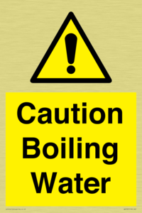 WK5787: Caution Boiling Water