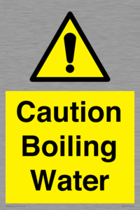 WK5787: Caution Boiling Water