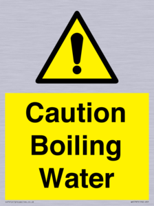 WK5787: Caution Boiling Water