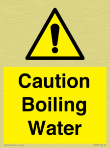 WK5787: Caution Boiling Water