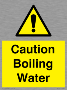WK5787: Caution Boiling Water