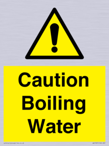 WK5787: Caution Boiling Water