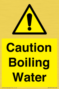 WK5787: Caution Boiling Water