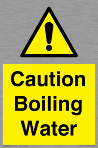 WK5787: Caution Boiling Water