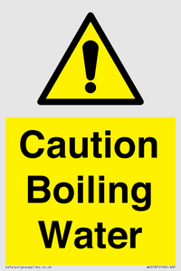 WK5787: Caution Boiling Water