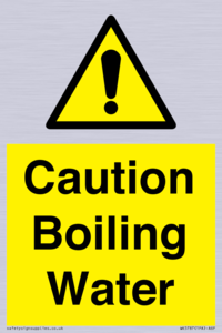 WK5787: Caution Boiling Water