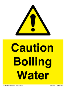 WK5787: Caution Boiling Water