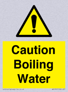 WK5787: Caution Boiling Water
