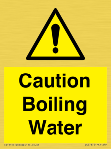 WK5787: Caution Boiling Water