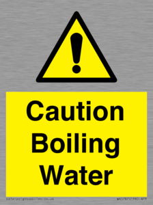 WK5787: Caution Boiling Water