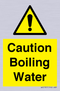 WK5787: Caution Boiling Water