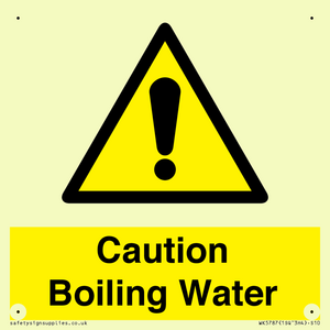 WK5787: Caution Boiling Water