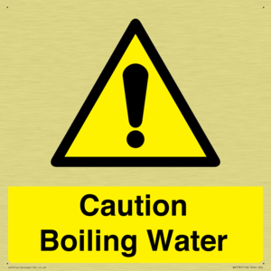 WK5787: Caution Boiling Water