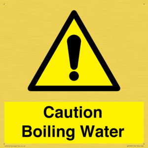 WK5787: Caution Boiling Water