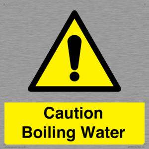 WK5787: Caution Boiling Water