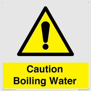 WK5787: Caution Boiling Water