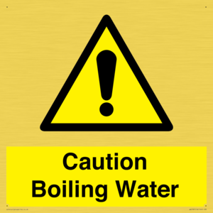 WK5787: Caution Boiling Water
