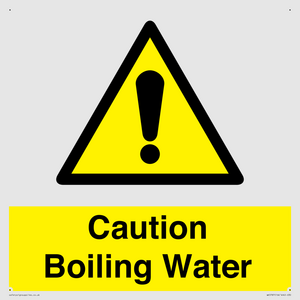 WK5787: Caution Boiling Water