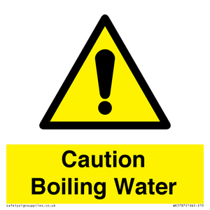 WK5787: Caution Boiling Water