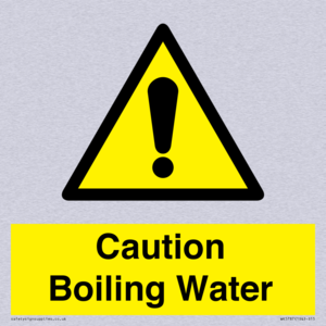 WK5787: Caution Boiling Water