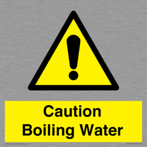 WK5787: Caution Boiling Water
