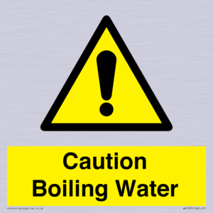 WK5787: Caution Boiling Water