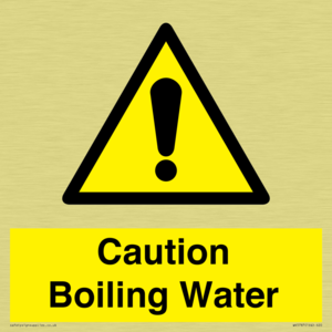 WK5787: Caution Boiling Water
