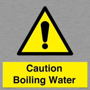 WK5787: Caution Boiling Water