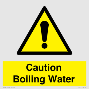WK5787: Caution Boiling Water