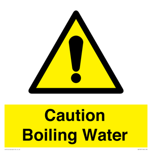 WK5787: Caution Boiling Water