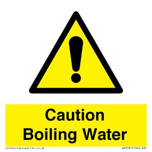 WK5787: Caution Boiling Water