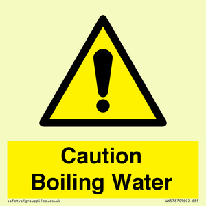 WK5787: Caution Boiling Water