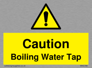 WK5788: Caution Boiling Water Tap