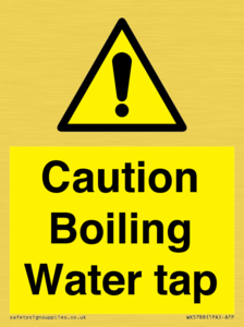 WK5788: Caution Boiling Water Tap