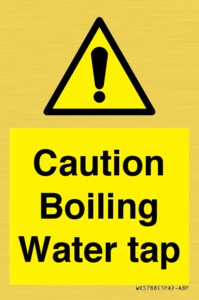 WK5788: Caution Boiling Water Tap