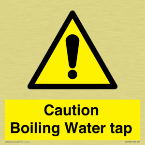 WK5788: Caution Boiling Water Tap