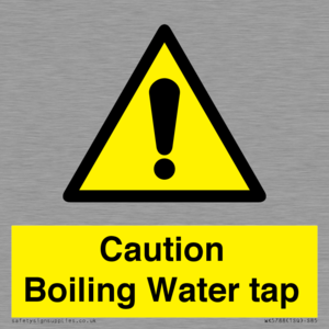 WK5788: Caution Boiling Water Tap