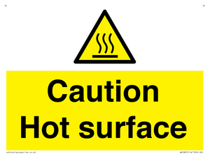 WK5805: Caution Hot surface