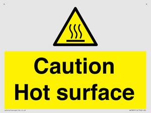 WK5805: Caution Hot surface