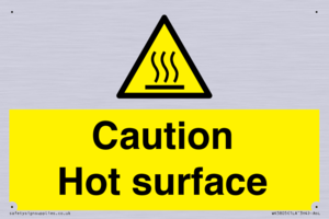 WK5805: Caution Hot surface