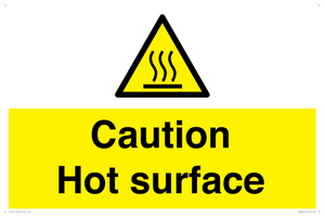 WK5805: Caution Hot surface