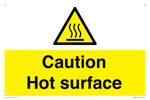 WK5805: Caution Hot surface