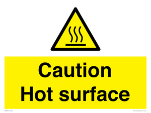 WK5805: Caution Hot surface