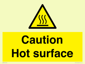 WK5805: Caution Hot surface