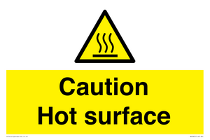 WK5805: Caution Hot surface