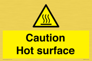 WK5805: Caution Hot surface