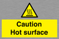 WK5805: Caution Hot surface